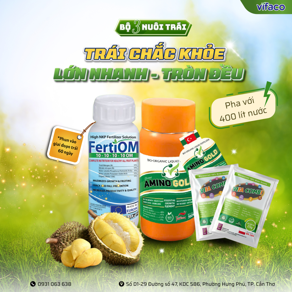 Bộ 3 nuôi trái 60 ngày - VIFACO