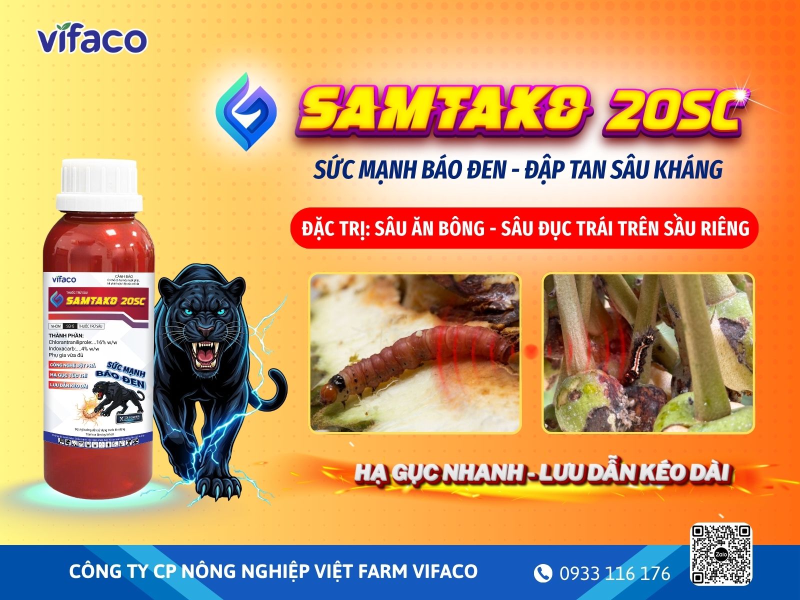 Thuốc trừ sâu SAMTAKO 20SC
