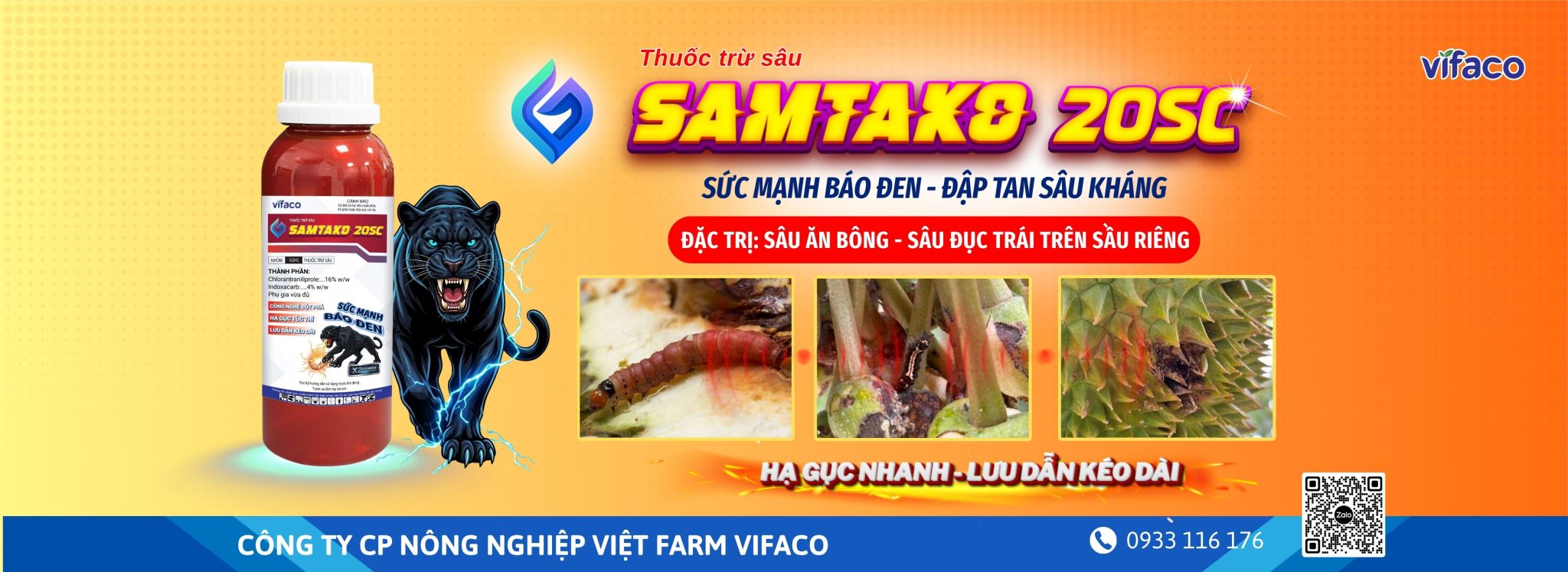 Thuốc trừ sâu SAMTAKO 20SC